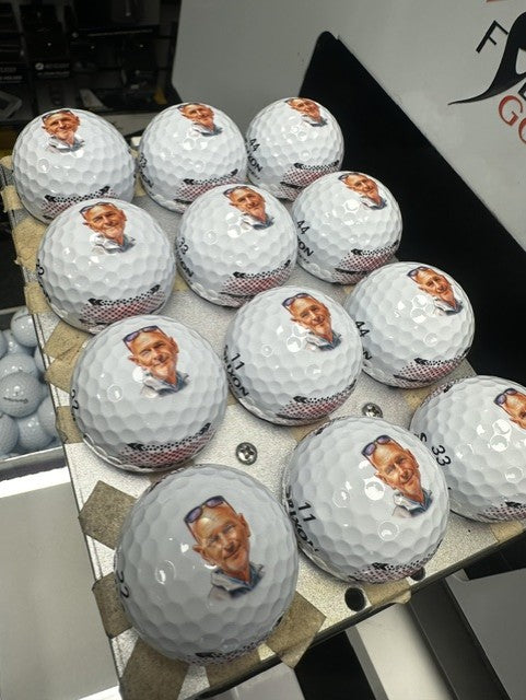 Personalised & Custom Golf Balls - Custom Caricature Balls