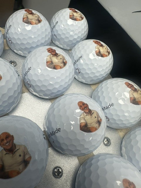 Personalised & Custom Golf Balls - Custom Caricature Balls