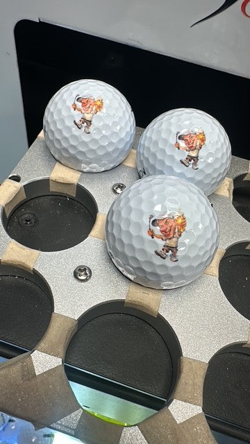 Personalised & Custom Golf Balls - Custom Caricature Balls