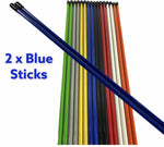 Golf Alignment Sticks (x2) - 8 Colours
