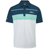 Oscar Jacobson Dodman Polo Shirt - White/Aqua