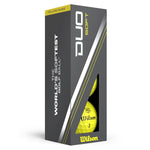 Wilson DUO Soft 12 Golf Ball Pack - Yellow