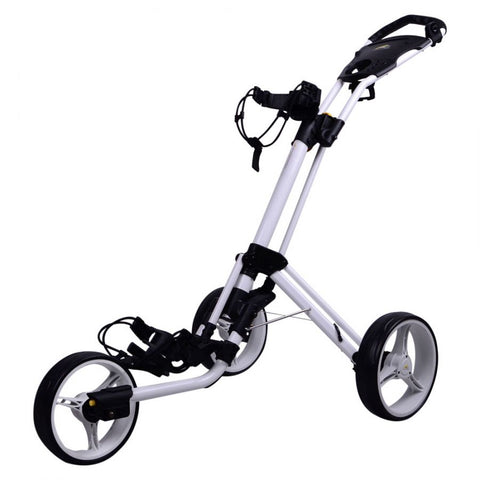 Powakaddy Twin Line 4 Push Trolley - White