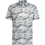 Adidas Horizon Print Polo - Linen Green