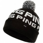 Ping Logo Bobble Hat - Black/White